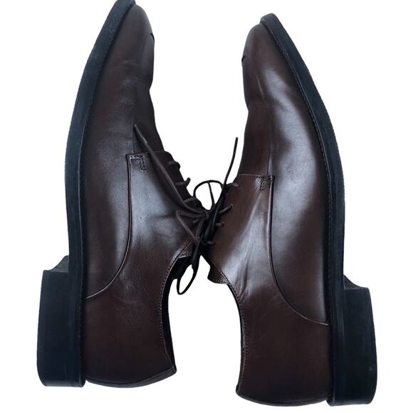 Mens Banana Republic Brown Leather dress shoes 9.5 main image 7
